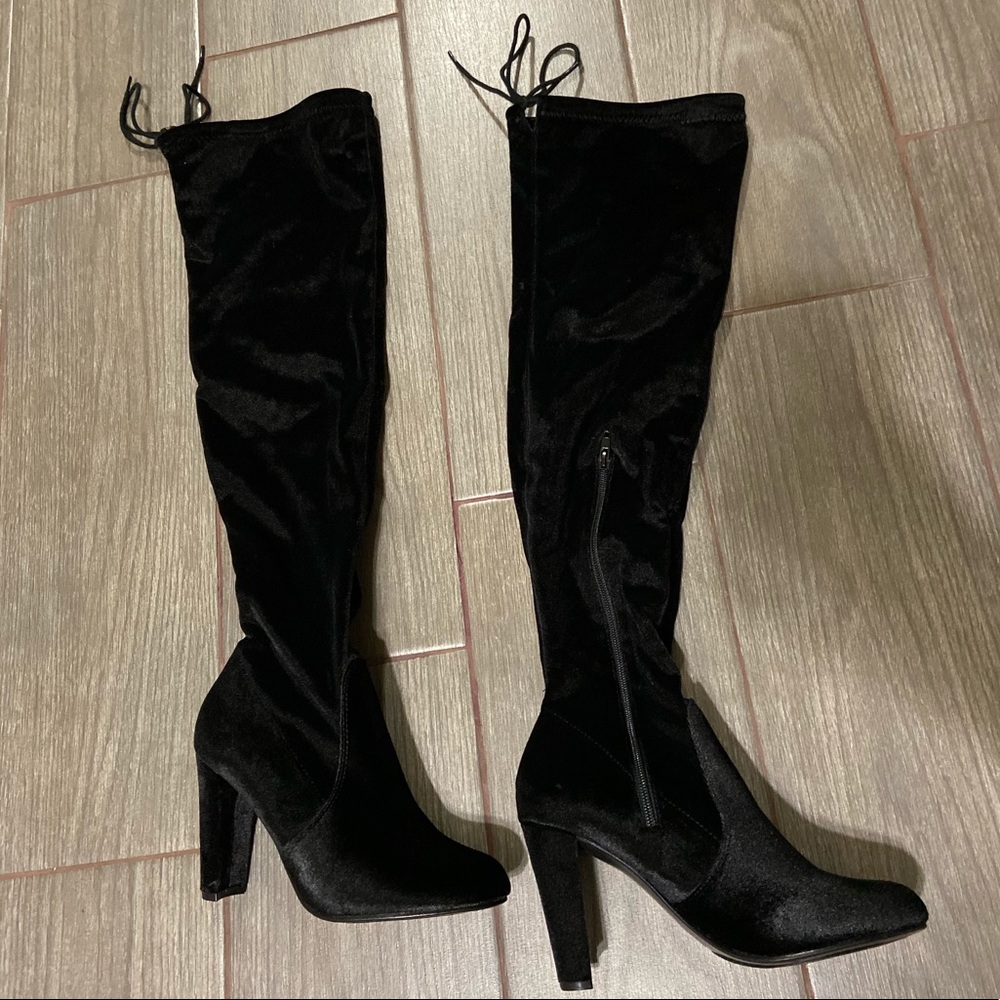 Black Velvet Boots!